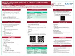 Recognizing Functional Vision Loss in the Context of a Pineal Cyst and Strabismus